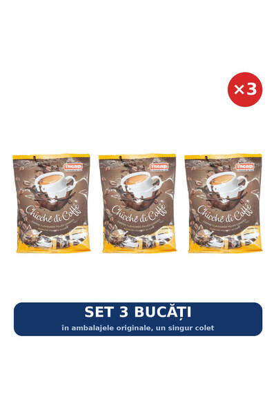 Incap Set 3 x Bomboane umplute cu boabe de cafea Incap, 200 g