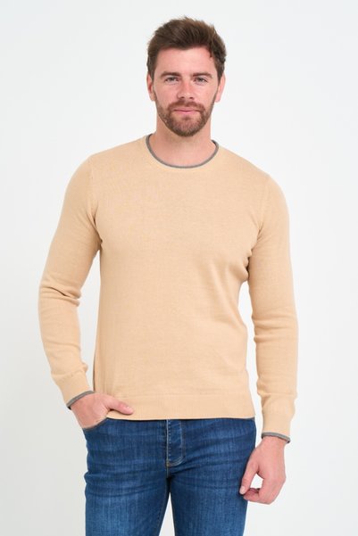 Lee Cooper - Pulover bărbat de culoare uniformă