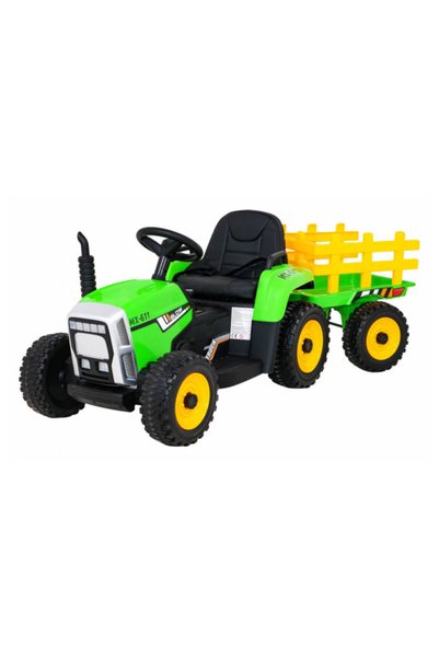 TEA Sports Tractor electric cu remorca pentru copii BLOW TRUCK LUX roti EVA (...