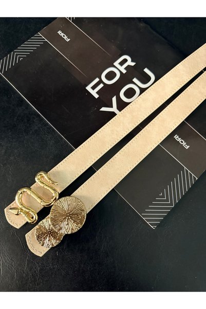 Fiori Women's Buckled Belt: Pants Belt, Jacket Belt, Dress Belt, Shirt Belt