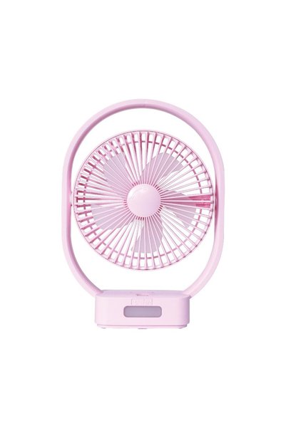 Sanford Rechargeable Mini Table Fan with LED Lights – 3600mAh Battery