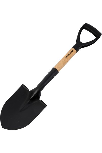 Generic Round Point Shovel 26 Inch – Metal Blade & Wooden Handle | Heavy-Duty...