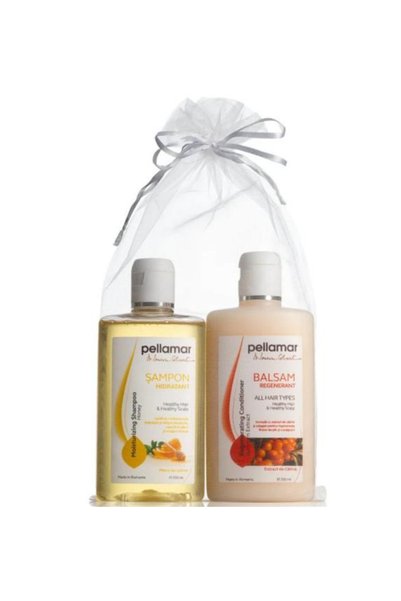 Pellamar Pachet Beauty Hair cu Miere si Catina - Pellamar, Sampon 250 ml + Ba...