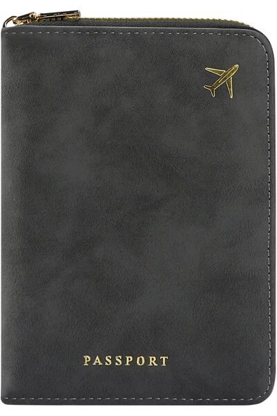 Generic Anti-Theft Passport Wallet Holder, Card Cover with RFID Signal Blocki...