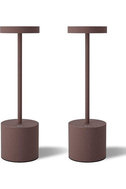 Generic مجموعة مصابيح طاولة لاسلكية تعمل بتقنية LED، تتكون من قطعتين، وبطارية...