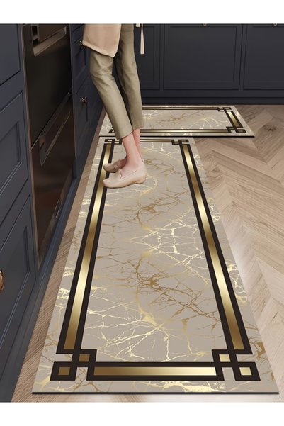 Take Two By Styli 2-Piece Anti-Slip Kicthen Mat