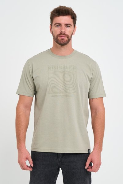 Kenvelo - Tricou bărbat cu imprimeu și logo integrat