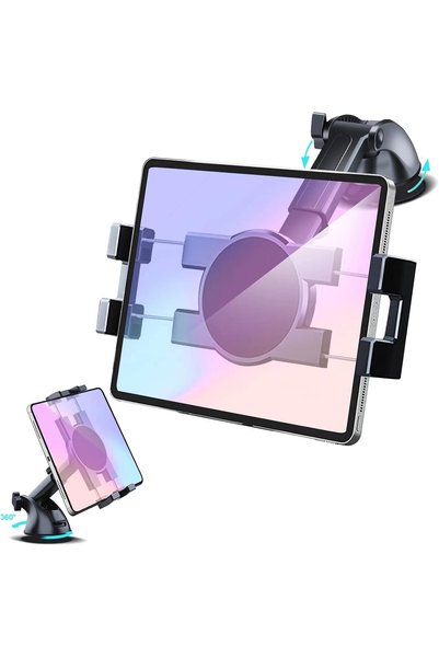 Generic Dashboard & Windshield Car Tablet Mount Holder, 360° Rotatable Suctio...