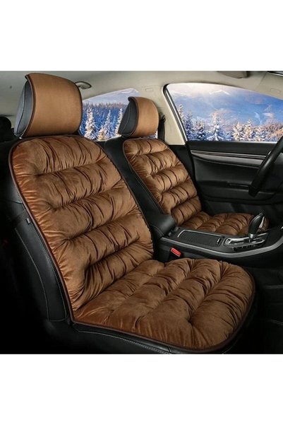 Generic Cushioned Car Seat Cover - Warm Plush Soft Pad for Winter and Cold We...