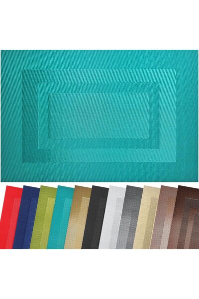 Generic Placemats Set of 8 Washable Durable Place Mats Vinyl Heat Resistant N...