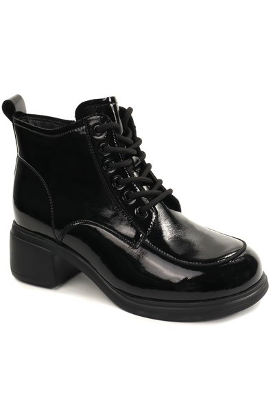 Anna Viotti Ghete dama piele naturala D111 5F88601 751-negru lac-36