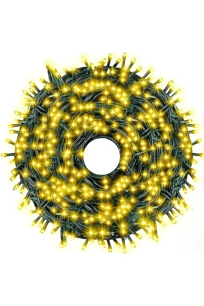 Generic 23m lights Warm Yellow 200 LED Fairy Lights, 8 Modes LED Light for Ho...