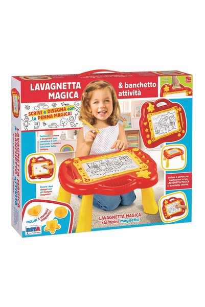 OEM Magnetic board with legs and carrying handle RS Toys, with marker and 3 m...