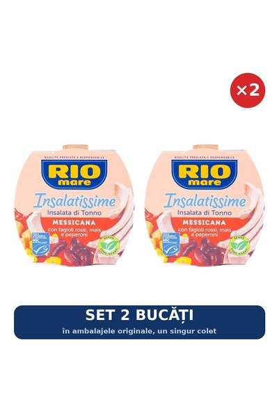 RIO MARE Set 2 x Insalatissime Messicana Rio Mare, 160 g