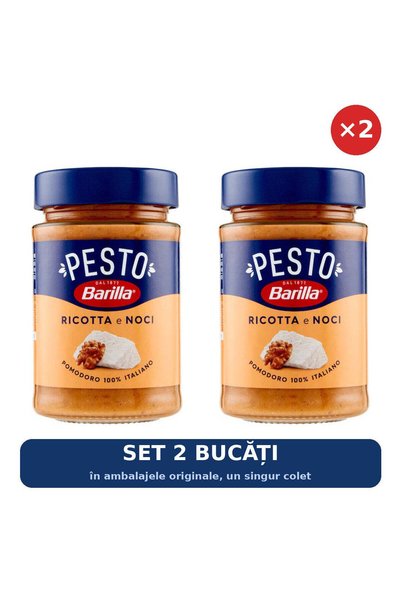 Barilla Set 2 x Pesto cu Ricotta și Nuci Barilla, 190 g