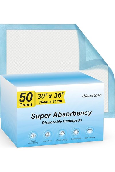 Generic Super Absorbency Disposable Leakproof Underpads with Quick Drying for...