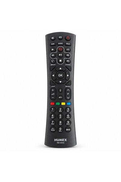 BURAQ HUMEX RM-H04S Remote Control with Numeric Keypad - Black