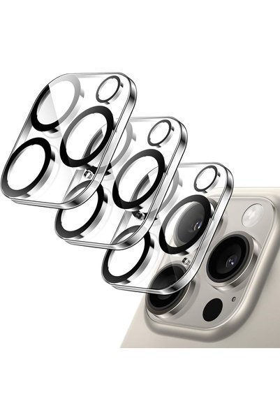 Generic Camera Lens Protector for iPhone 16 Pro/16 Pro Max, 3-Pack