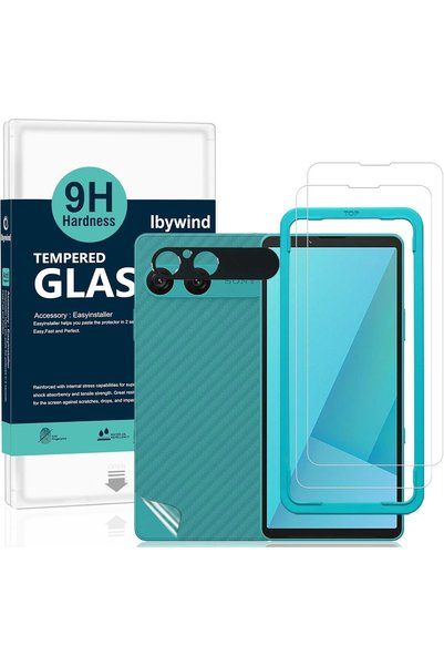 Generic واقي شاشة لهاتف Sony Xperia 10 VII 5G، عبوة من قطعتين، زجاج مقوى بدرج...