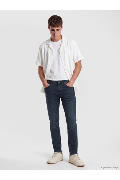 LC Waikiki 750 Slim-Fit Premium Stretch Denim Jeans from UZG STORE for Style-...