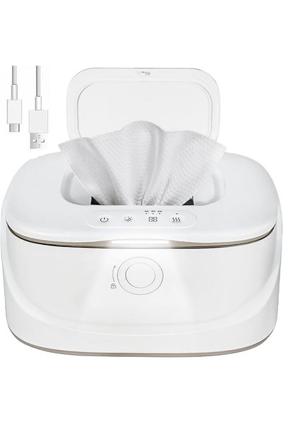 Generic Baby Wipe Warmer Essentials, Portable Baby Wet Wipes Dispenser with N...