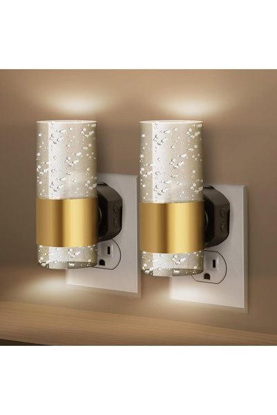 Generic مصباح ليلي LED قابل للتعتيم مع مستشعر من الغسق حتى الفجر - سطوع قابل ...