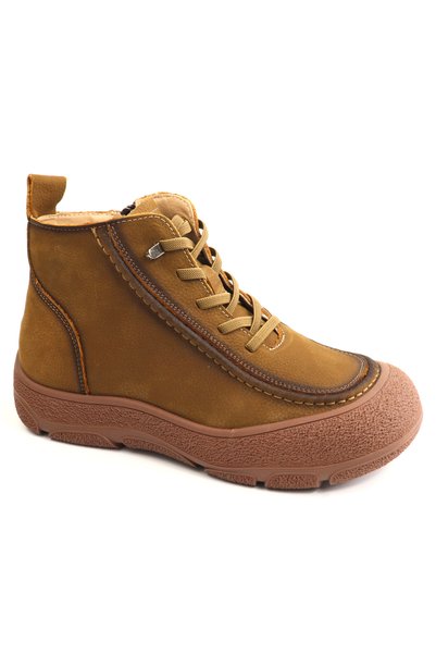 FORMAZIONE Ghete dama piele naturala 9517-kaki nubuk-41