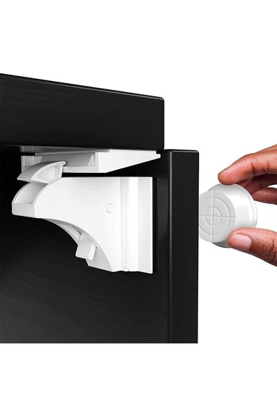 Generic Magnetic Cabinet Locks, Baby Proofing Child Safety Latches for Toddle...