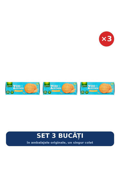 Gullon Set 3 x Biscuiți digestivi fără zahăr Gullón, 400 g