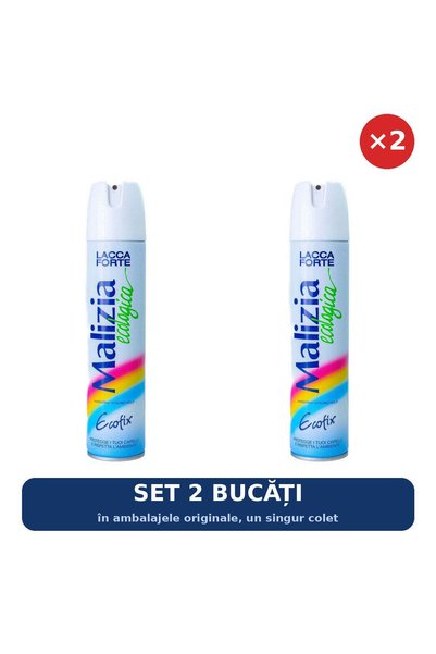 Malizia Set 2 x Fixativ Malizia, 300 ml