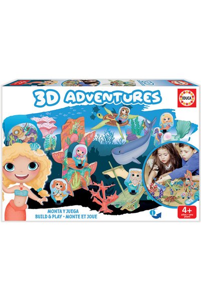 Educa Borras Set de joaca - Aventuri 3D cu sirene