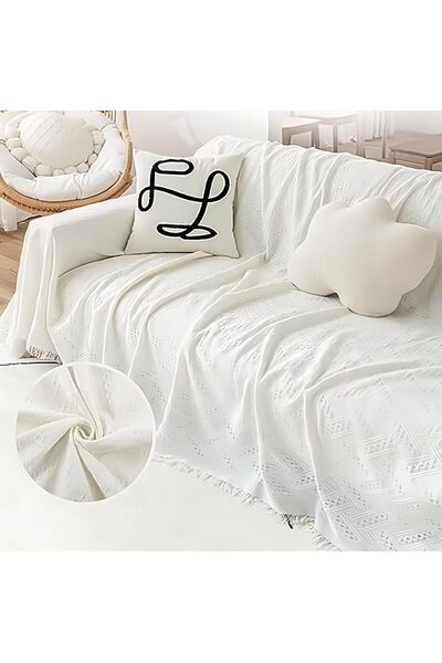 Generic Sofa Slipcover 3 Seater Sofa Cover Double Side Couch Covers Fashion N...