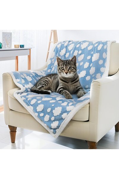 Generic Soft Fleece Dog Blanket for Small, Medium & Large Dogs – Warm, Washab...