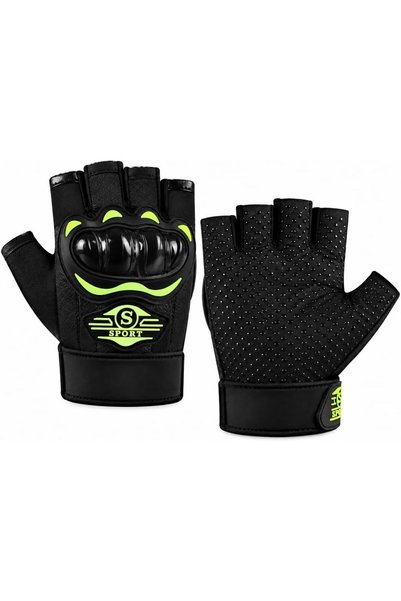 Generic Fitness Gloves for Men, Workout Gloves with Padded Palm, Breathable T...