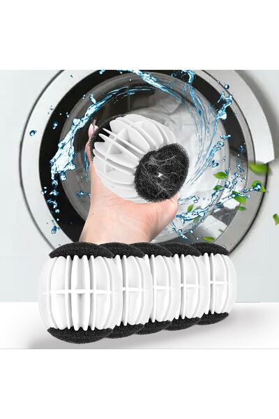 Generic 6 قطع من كرات الغسيل لإزالة شعر الحيوانات الأليفة، مضادة للتشابك وقاب...