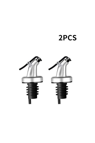 Choice 2Pcs Oil Pour Spouts Olive Oil Vinegar Bottle Dispenser Pourer with Le...