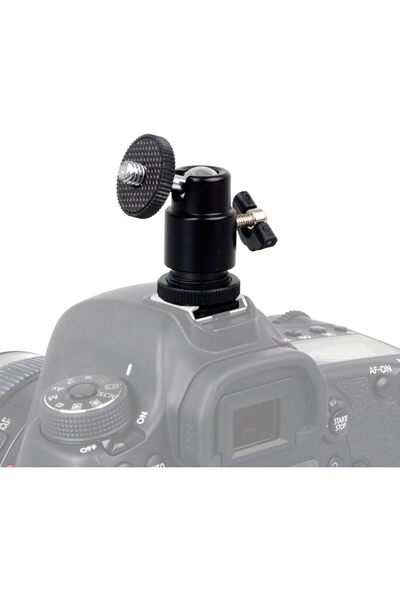 HANEL Tripod, Monopod ve Hot Shoe İçin Mini Kafa