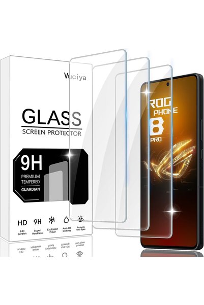 Generic 3 قطع من واقي الشاشة المتوافق مع هاتف Asus ROG Phone 8 Pro/ROG Phone ...