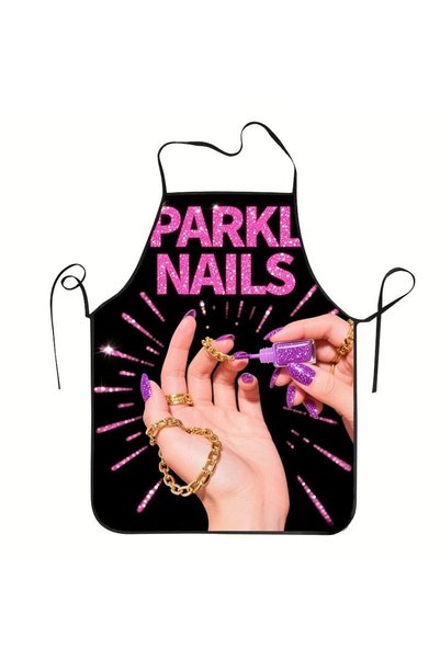 Choice 50x70cm style1 Personalized Nail Artist Apron, Stain-Resistant & Durab...