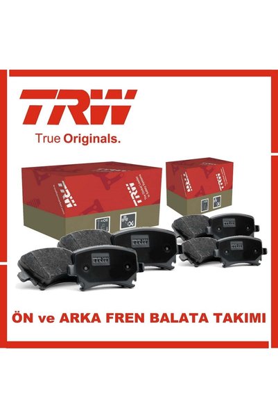 TRW Opel Astra K (16Jant) 2015-2020 Ön ve Arka Fren Balata Takımı
