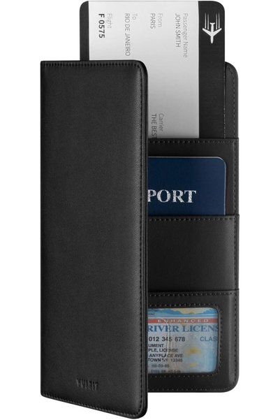 Generic Passport Wallet Premium Nappa Leather RFID Blocking Travel Wallet for...