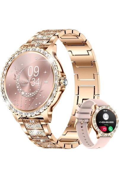 Generic Smart watch for women(Answer/Make Call), 200+ Faces, Fitness Tracker ...