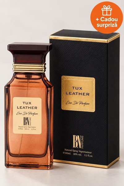 OferteTop Parfum Arăbesc Unisex Tux Leather, Eau de Parfum 100 ml, Flacon Chi...