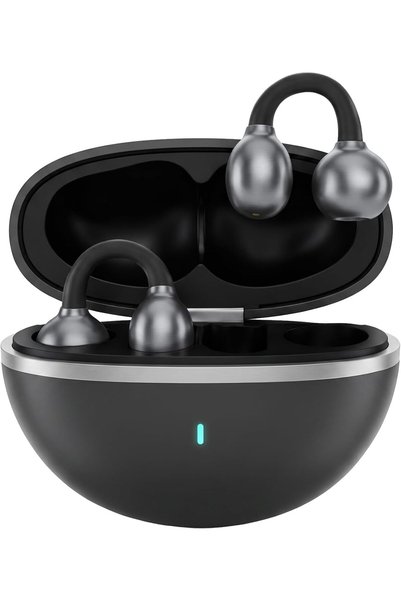 Generic سماعات أذن مفتوحة، سماعات أذن لاسلكية بتصميم مشبك مفتوح، سماعات أذن ب...