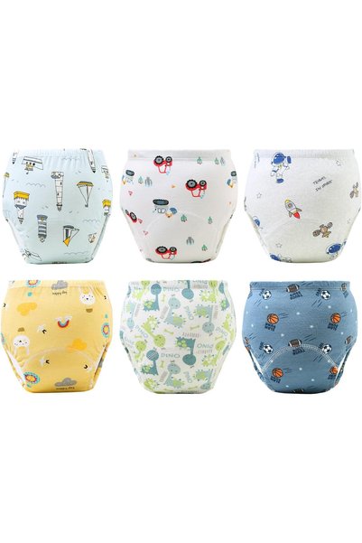 Generic 6PCS Baby Potty Training Pants, Breathable Potty Training Underwear, ...