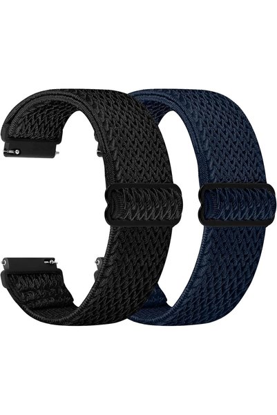 Generic 2 Pack 22mm Nylon Straps Compatible with Redmi Watch 5 Active/Redmi W...