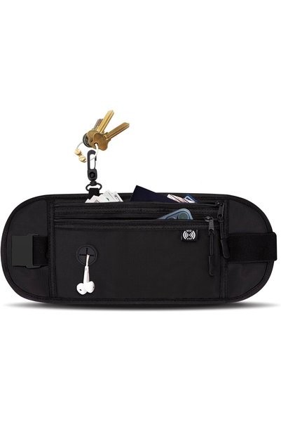 Generic Travel Money Belt Under Clothes, RFID Slim Passport Holder Men/Women ...