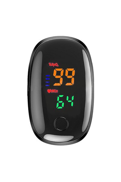 Choice Black-LED Blood Oxygen Monitoring Finger Clip Device 2IN1 Non‑Invasive...