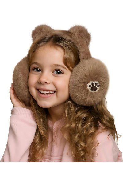 Generic Winter Earmuffs for Kids Boys and Girls, Foldable Soft Plush Ear Warm...