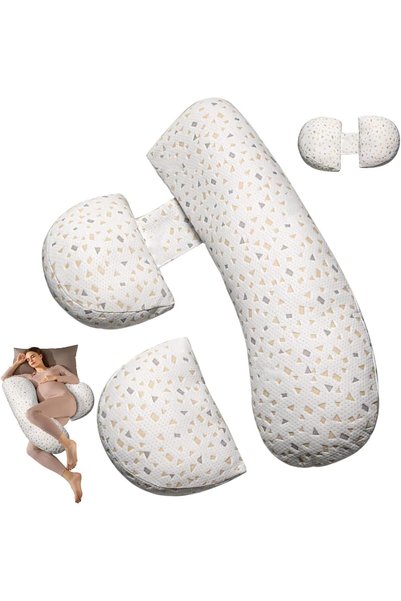 Generic Pregnancy Pillows for Sleeping, 2 Pack White Comfortable Maternity Pi...